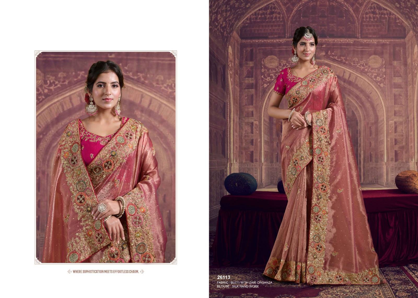 Mahotsav Mohmanthan 26100 Saree wholesale market